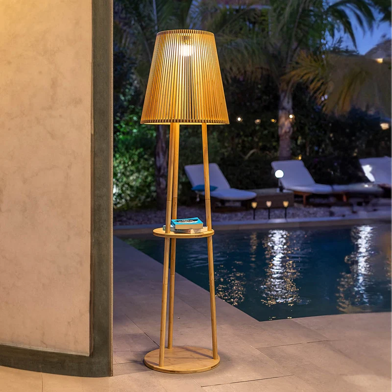 Lampada da terra senza filo con carica solare OKINAWA