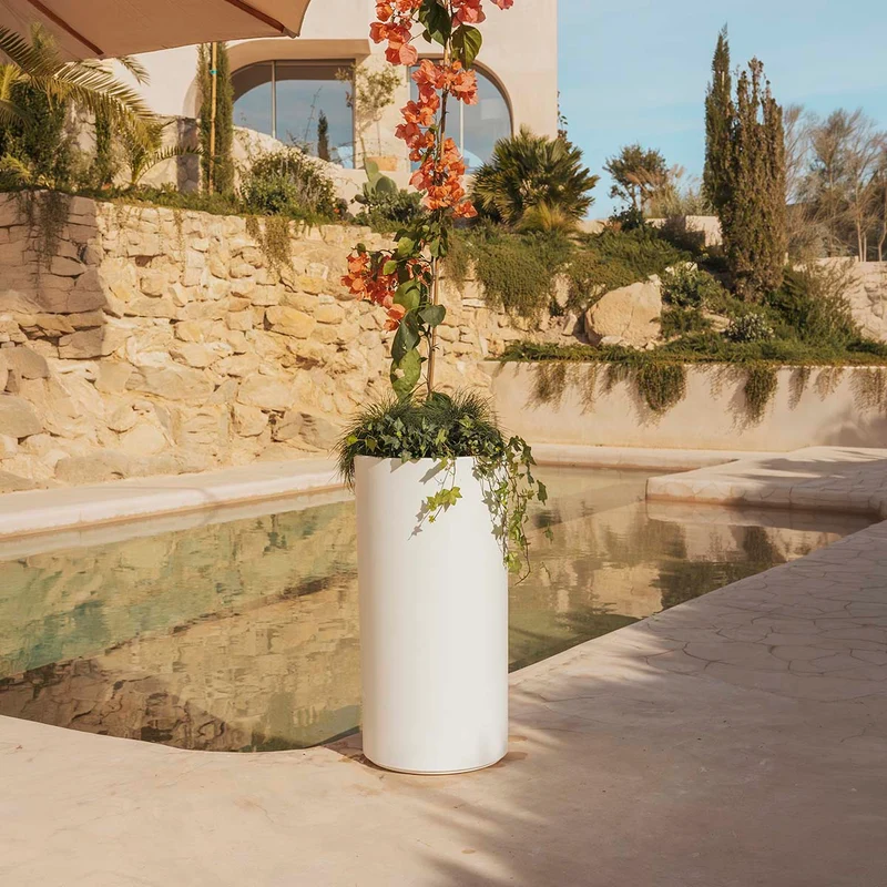 VASO CILINDRICA HORTENSIA 40 HIGH