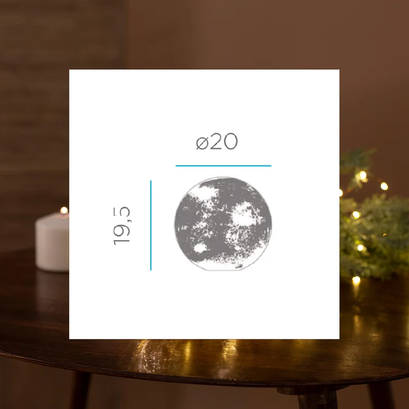 Sfera luminosa LUA 20
