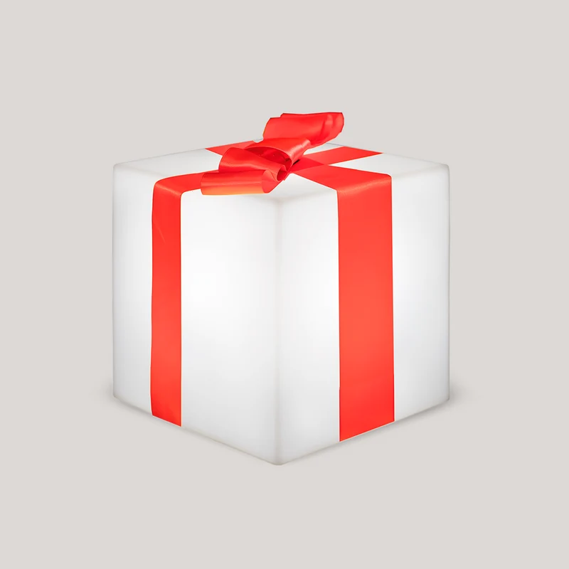 CUBO DI NATALE LUMINOSO GIFTY 40