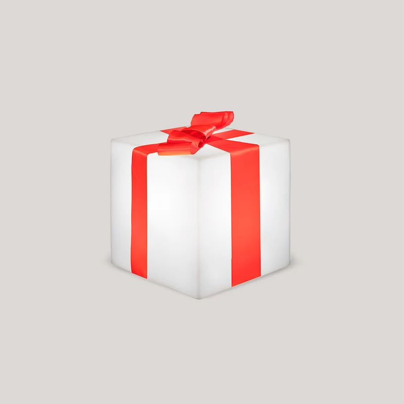 CUBO DI NATALE LUMINOSO GIFTY 32