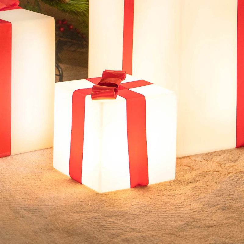 CUBO DI NATALE LUMINOSO GIFTY 20