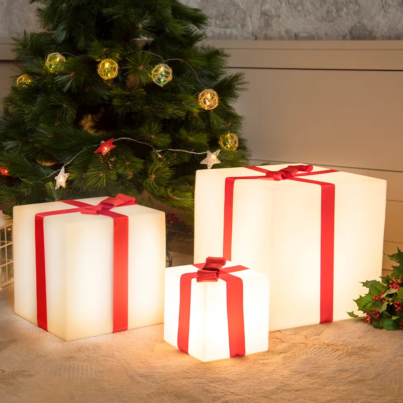 CUBO DI NATALE LUMINOSO GIFTY 20