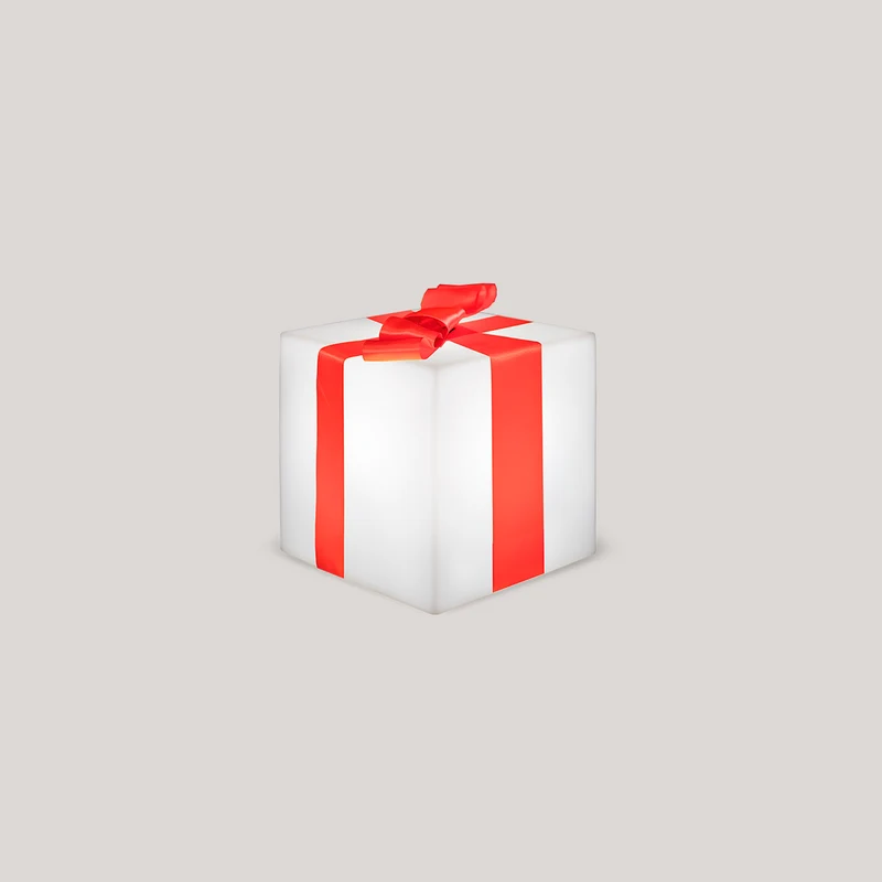CUBO DI NATALE LUMINOSO GIFTY 20
