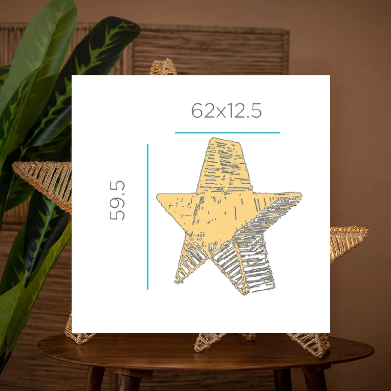 Lampada decorativa senza fili SISINE STAR 60