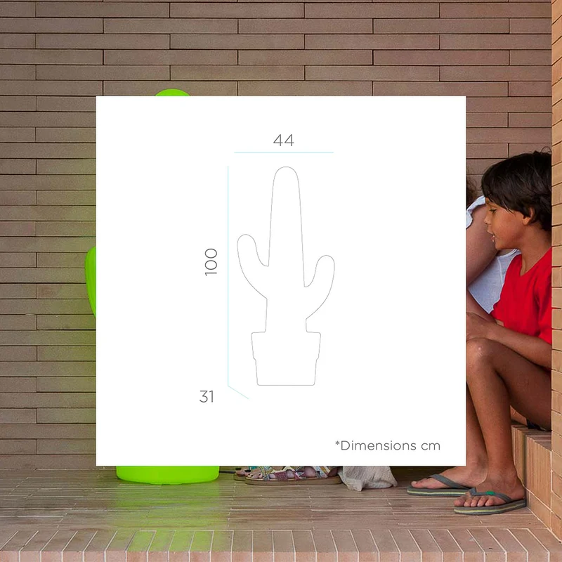 Lampada da terra Kaktus Verde Lime