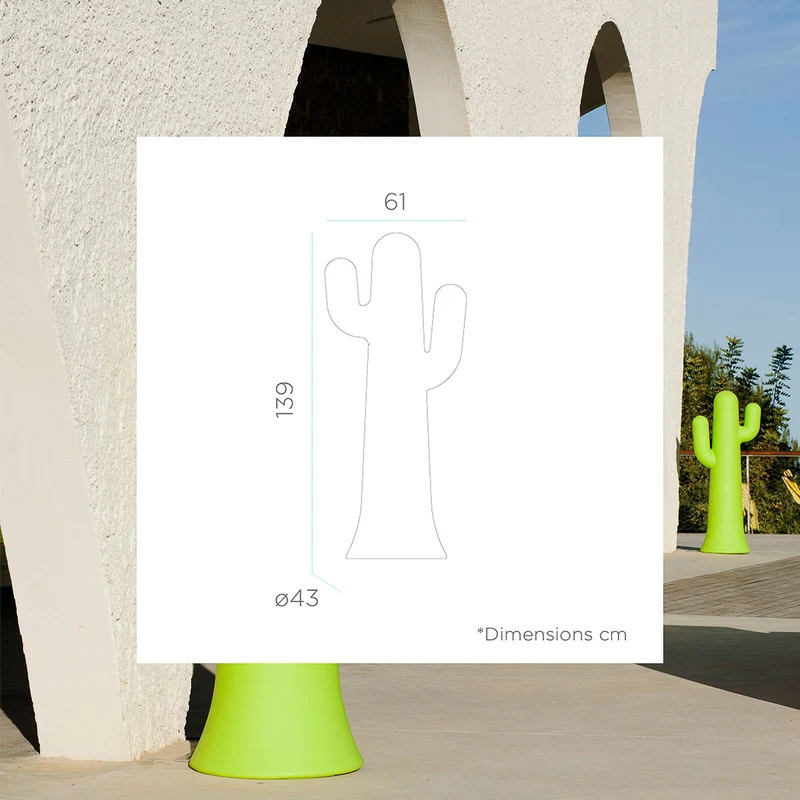 Lampada da terra Pancho 140 Verde Lime