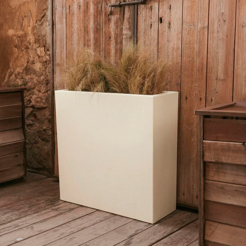 Vaso rettangolare JUNCO 80