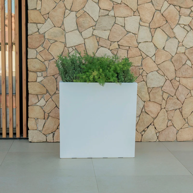 Vaso rettangolare JUNCO 80