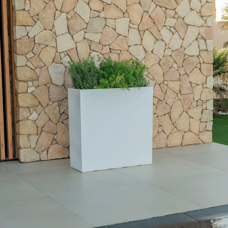 Vaso rettangolare JUNCO 80