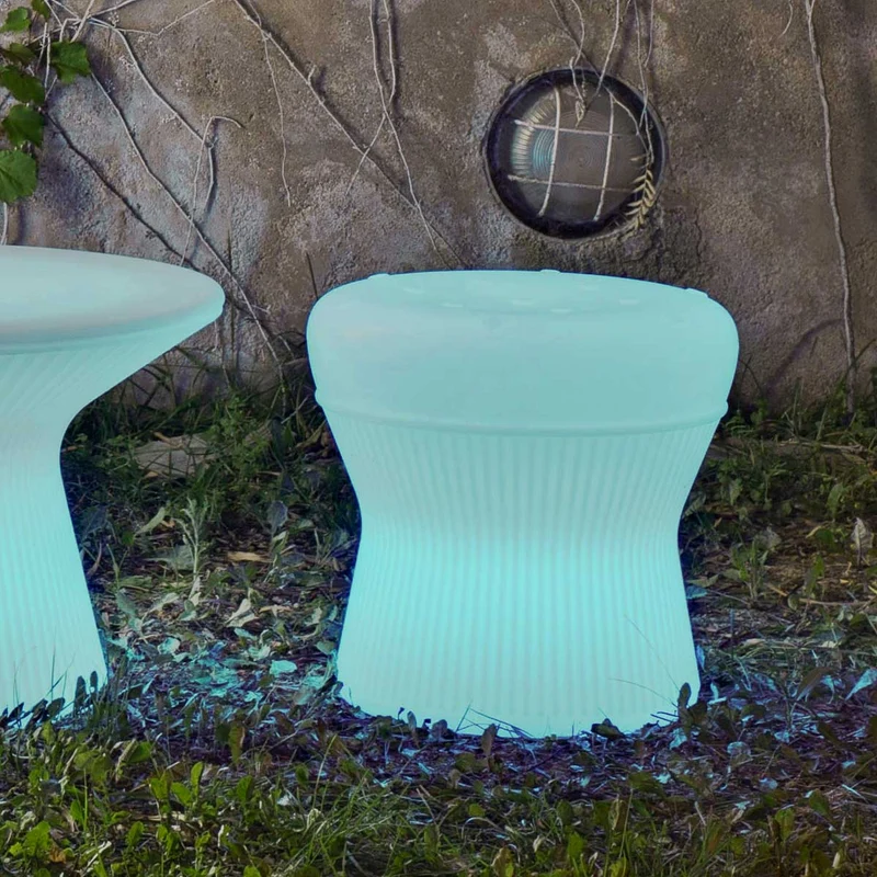 SGABELLO TONDO CORFU 40 CON LUCE / SENZA LUCE