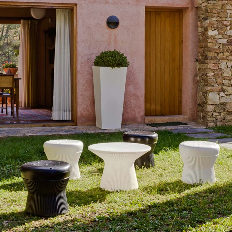 SGABELLO TONDO CORFU 40 CON LUCE / SENZA LUCE