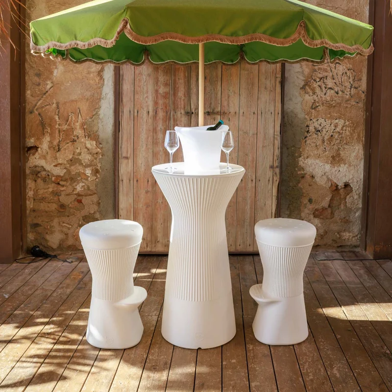 TAVOLO ALTO CAPRI 110 CON LUCE / SENZA LUCE