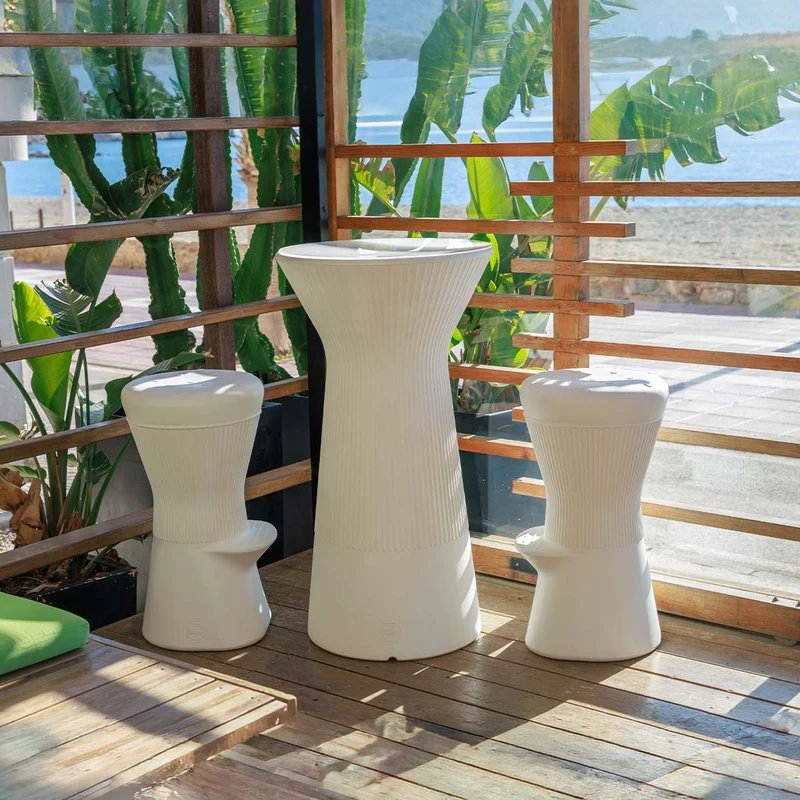 TAVOLO ALTO CAPRI 110 CON LUCE / SENZA LUCE