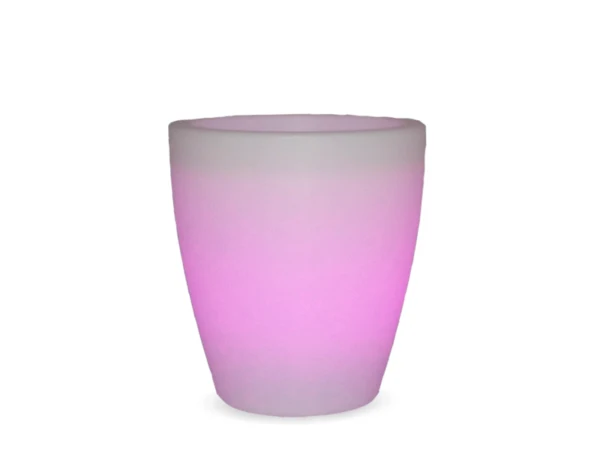 Vaso tondo con luce VIOLETA 40