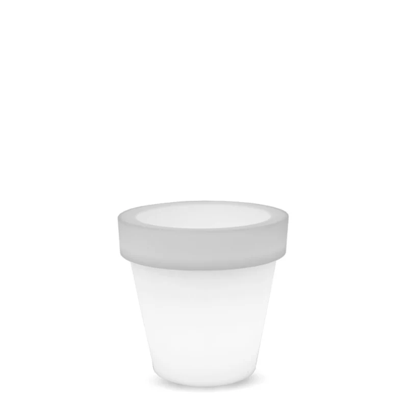 Vaso tondo con luce MAGNOLIA 45