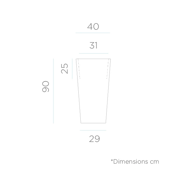 Vaso alto MELISA 40