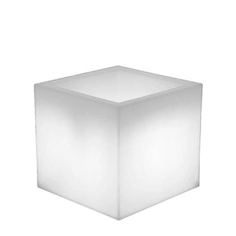 Vaso quadrato con luce NARCISO 50
