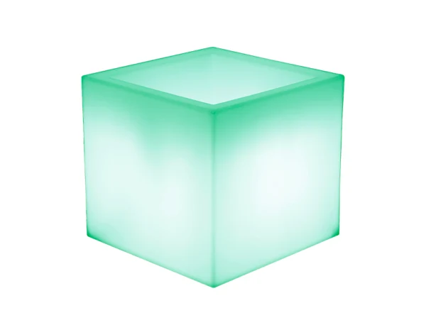 Vaso quadrato con luce NARCISO 50