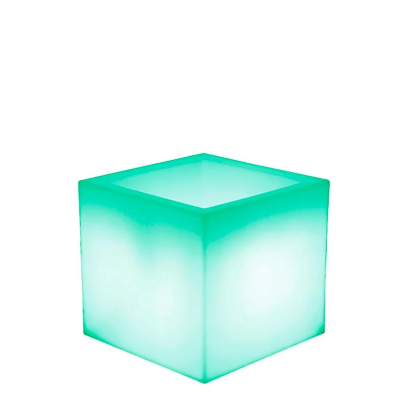 Vaso quadrato con luce NARCISO 40