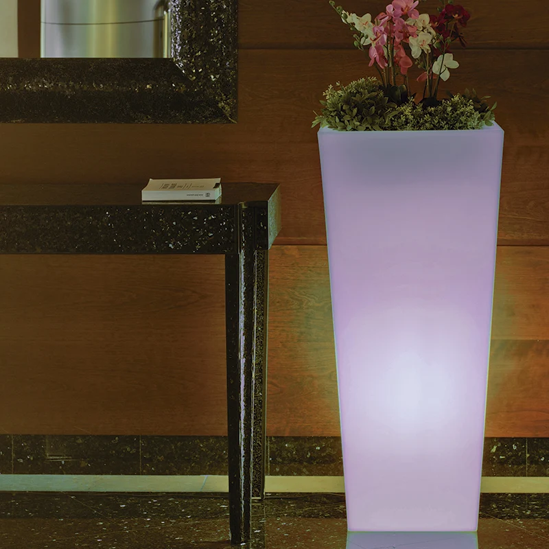 Vaso alto con luce MELISA 50