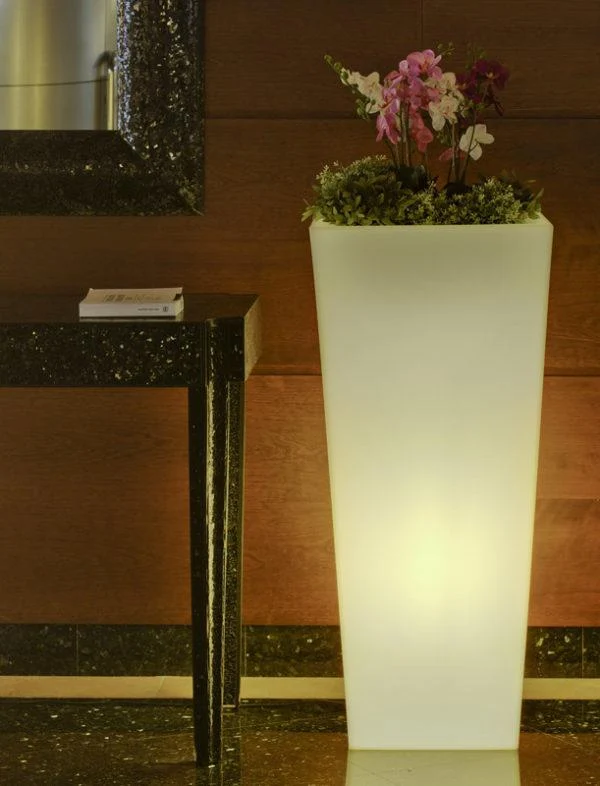 Vaso alto con luce MELISA 50