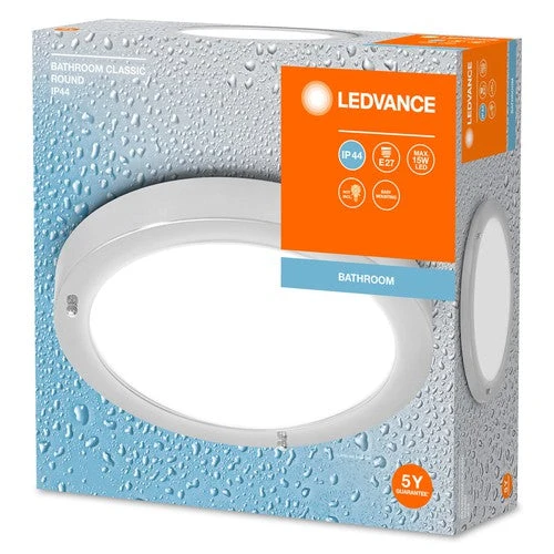LEDVANCE CLASSIC ROUND lampada da soffitto per bagno 280mm, E27