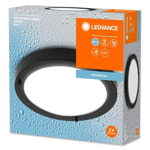 LEDVANCE CLASSIC ROUND lampada da soffitto per bagno 310 mm, E27
