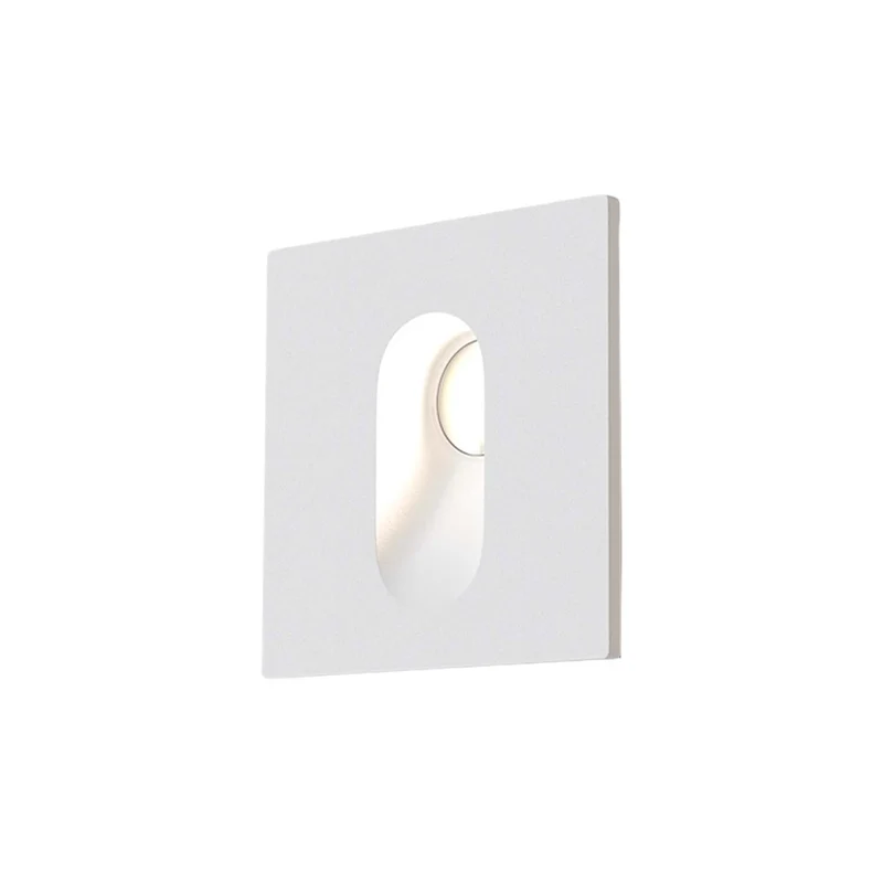 Via Urbana - Spot LED pour escalier extérieur en acier, style contemporain