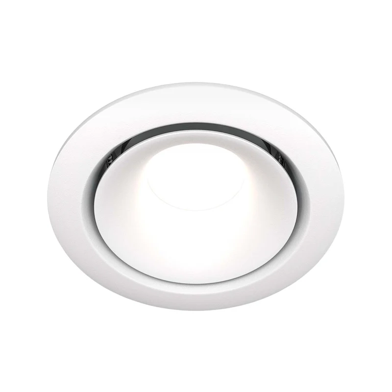Yin - Spot encastré rond GU10 en acier, style industriel