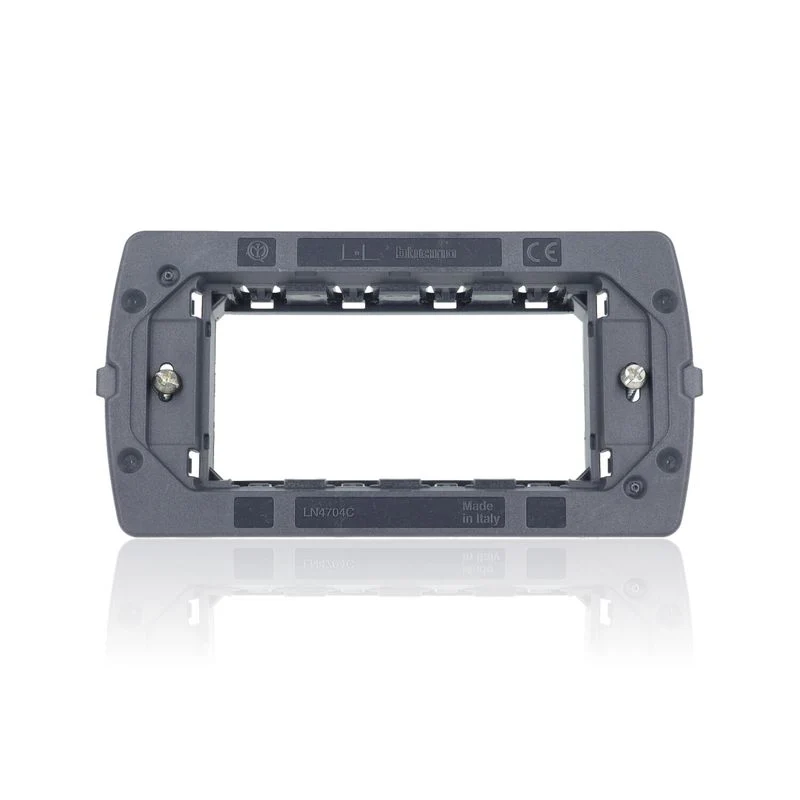 BTICINO LN4704C - Supporto per placche AIR LNC4804... - fissaggio con viti - 4 moduli