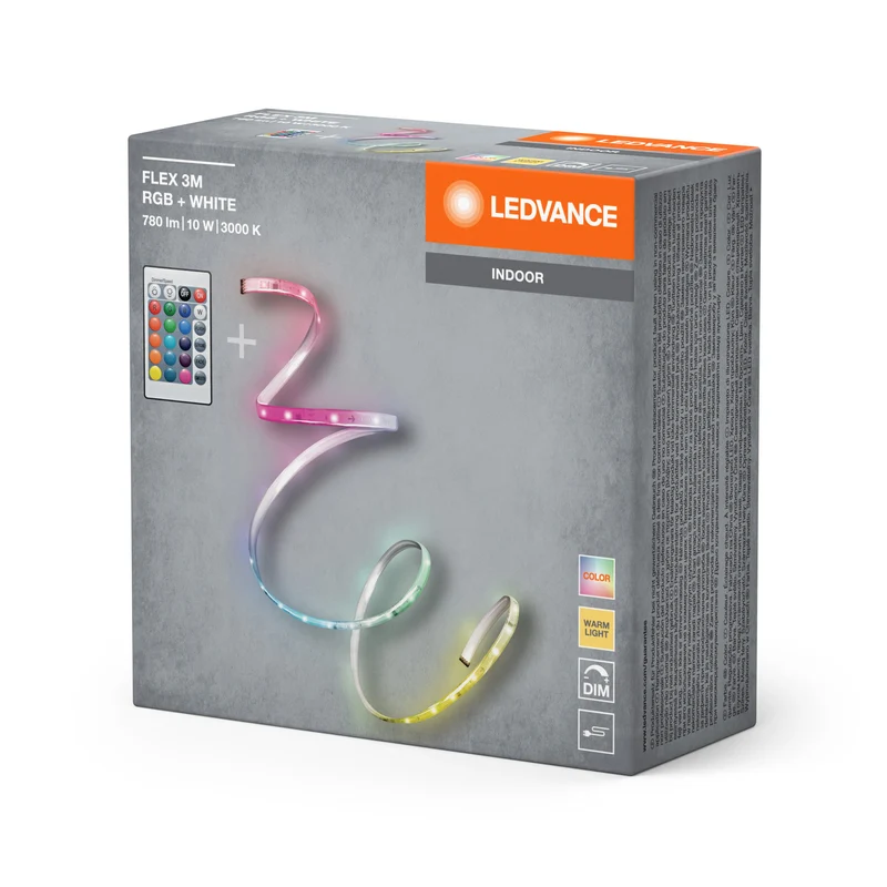 LEDVANCE FLEX 3M striscia LED RC, bianco, 9W, 600lm