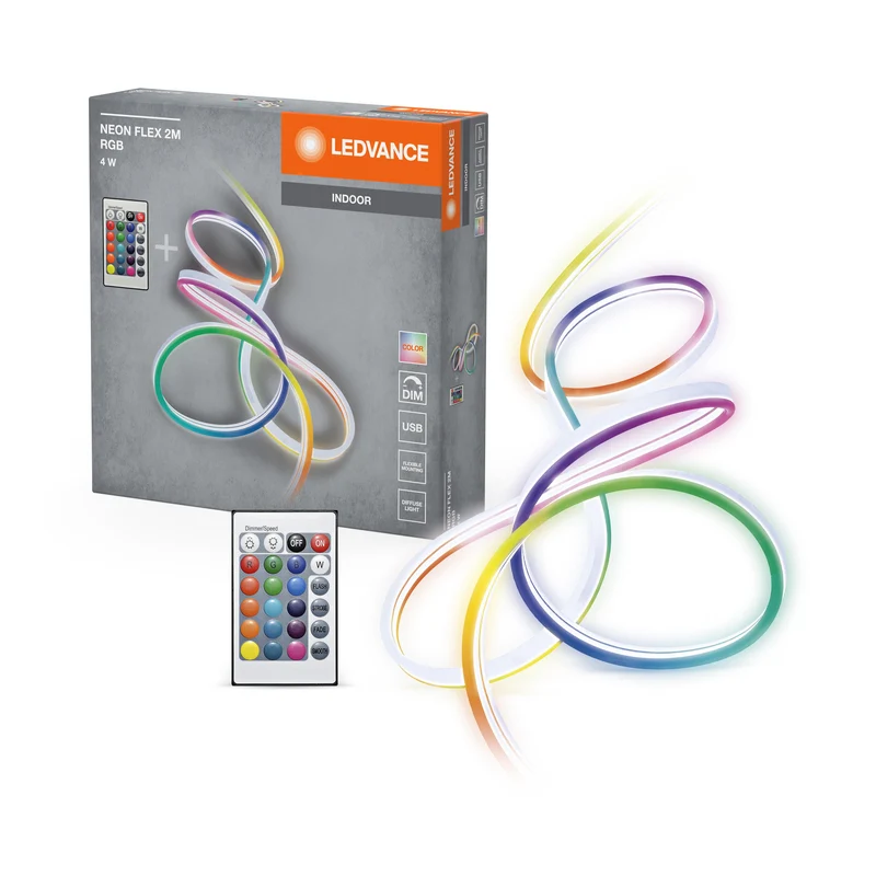 LEDVANCE NEON FLEX 2M striscia LED, bianco, 4,7W, 45lm