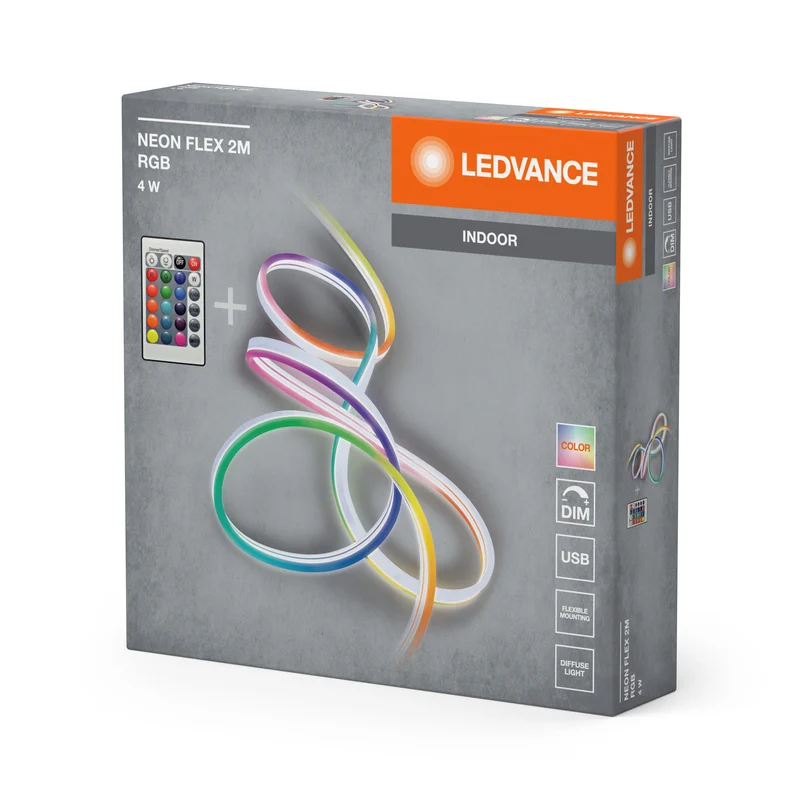 LEDVANCE NEON FLEX 2M striscia LED, bianco, 4,7W, 45lm