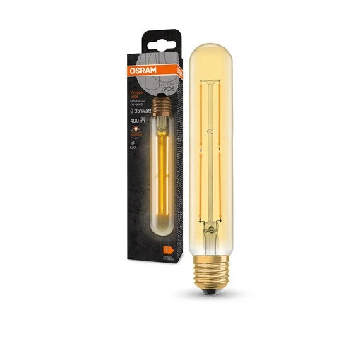 OSRAM Vintage 1906® Lampada Classica Tubolare, Bianco Caldo, 4W, 400lm, E27