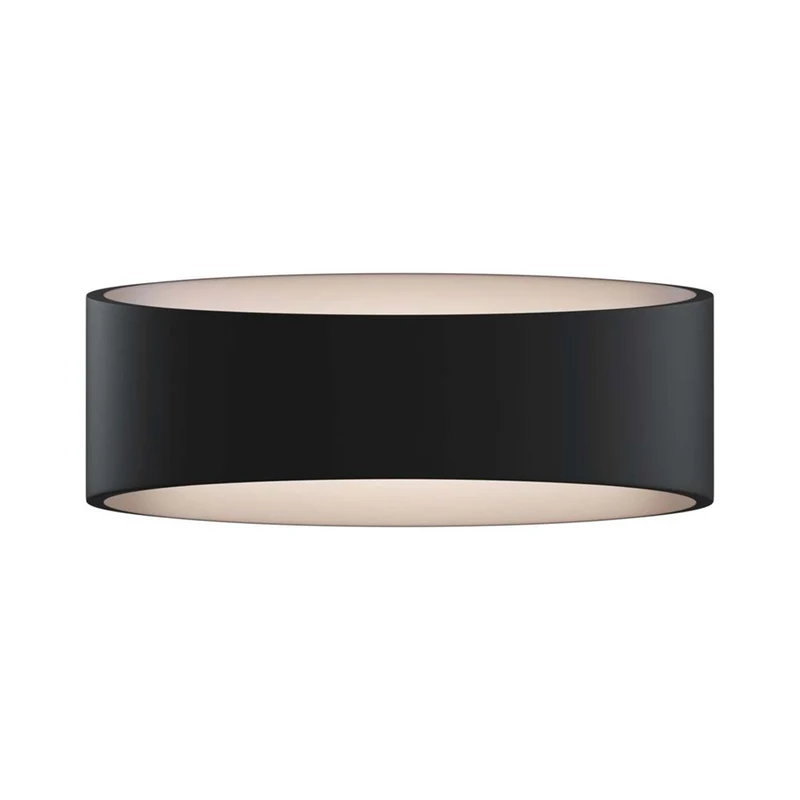 Trame - Applique murale LED elliptique en acier, style contemporain