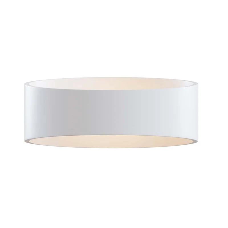Trame - Applique murale LED elliptique en acier, style contemporain