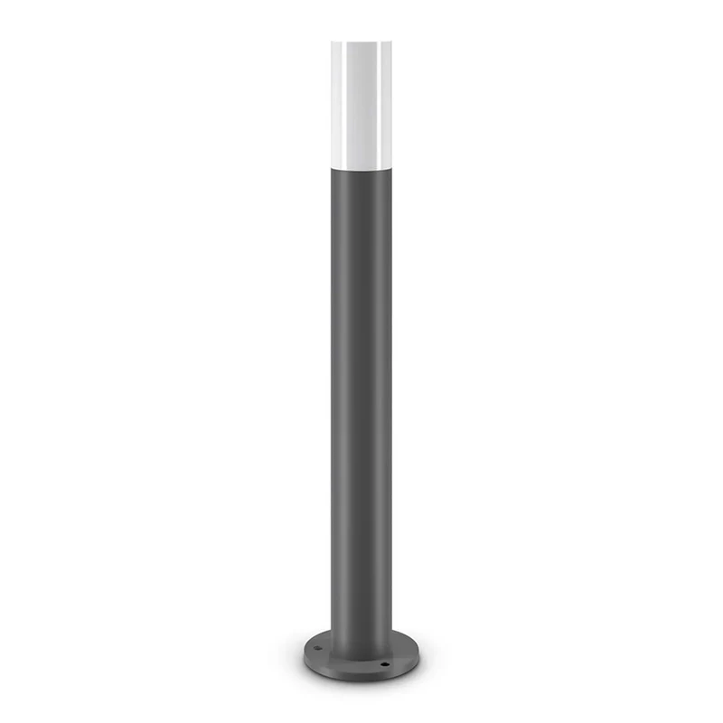 Willis - Borne extérieure élancée en acier, style contemporain