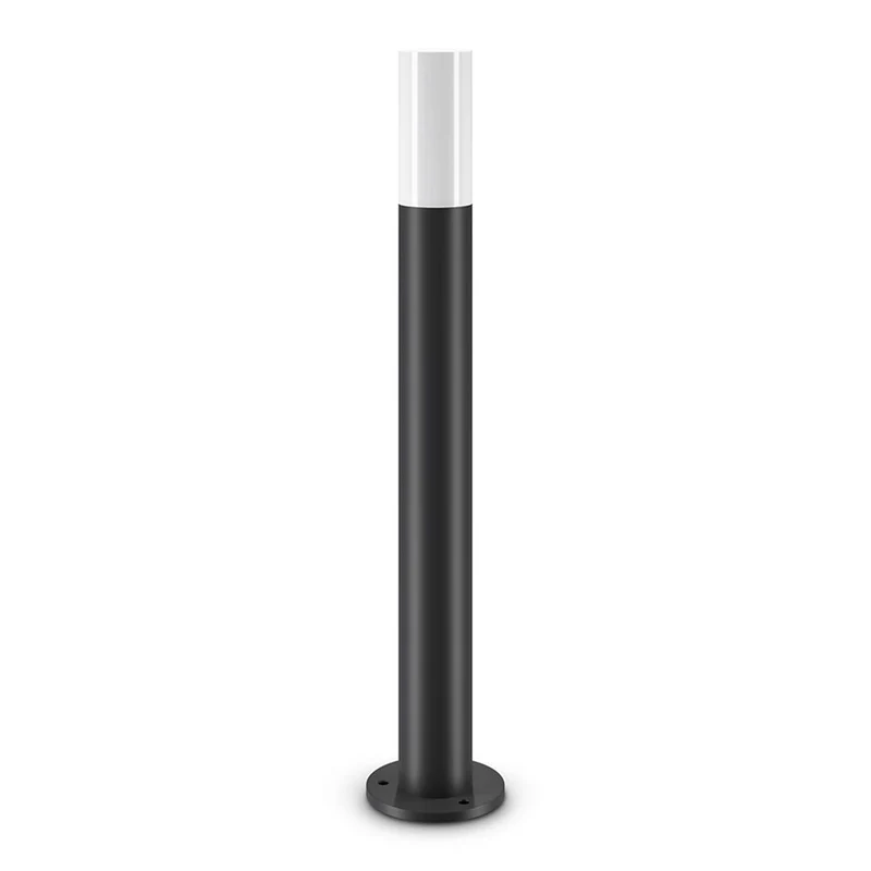 Willis - Borne extérieure élancée en acier, style contemporain