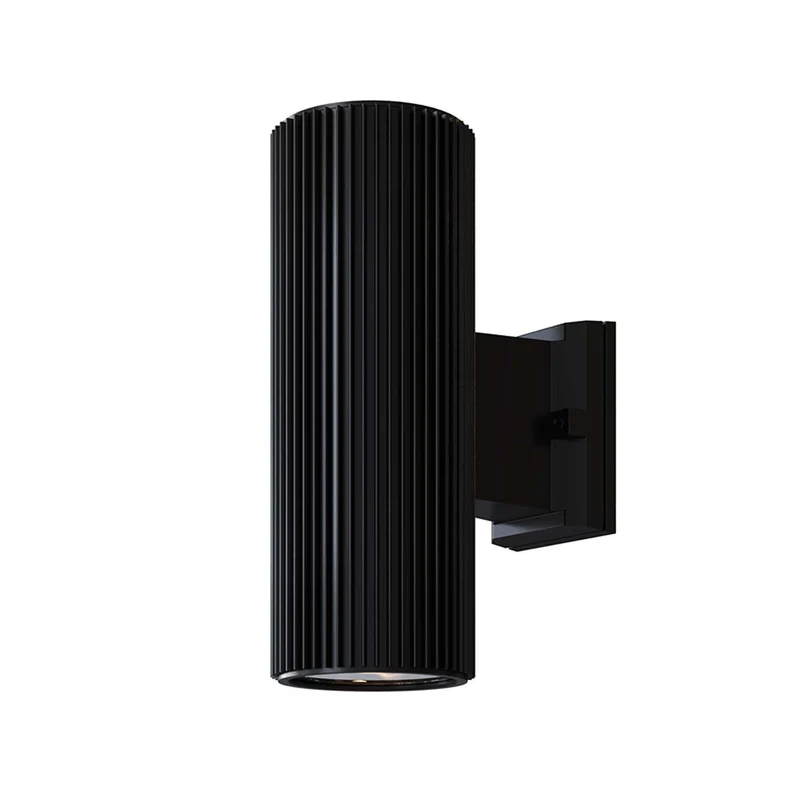 Rando - Applique murale cylindrique étanche en acier, style contemporain