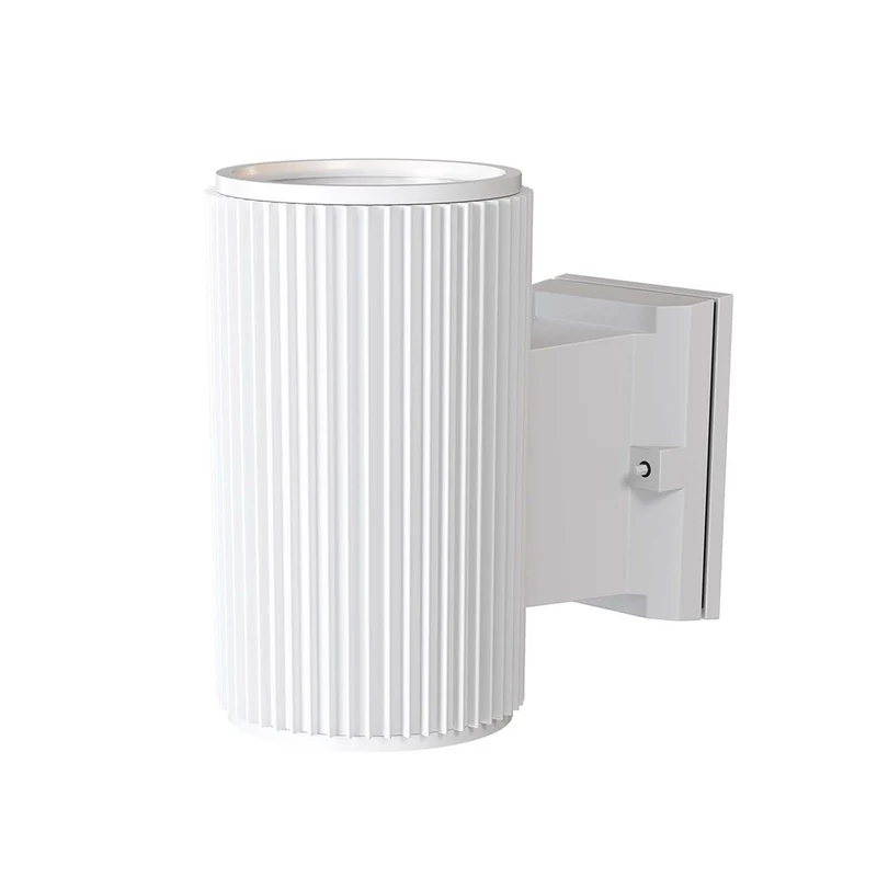 Rando - Applique murale cylindrique étanche en acier, style contemporain