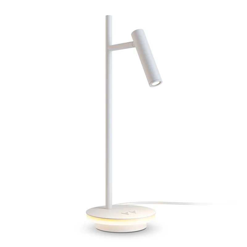 Estudo - Lampe à poser liseuse orientable en aluminium, style contemporain
