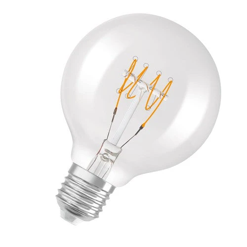 OSRAM Vintage 1906® Classica Globe80 Lampada, 4,8W, 470lm, Bianco caldo, E27