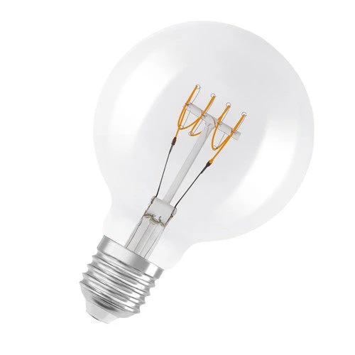 OSRAM Vintage 1906® Lampadina Classic Globe95, dimmerabile, bianco caldo, 4,8W, 470lm