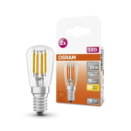 OSRAM SPECIAL T26 Piccola lampada LED speciale, 2,8W, 250lm, E14, Bianco caldo