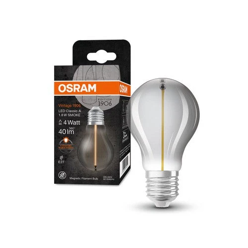 OSRAM Vintage 1906® Classica Lampadina LED, 1,8W, 40lm, Bianco caldo, E27