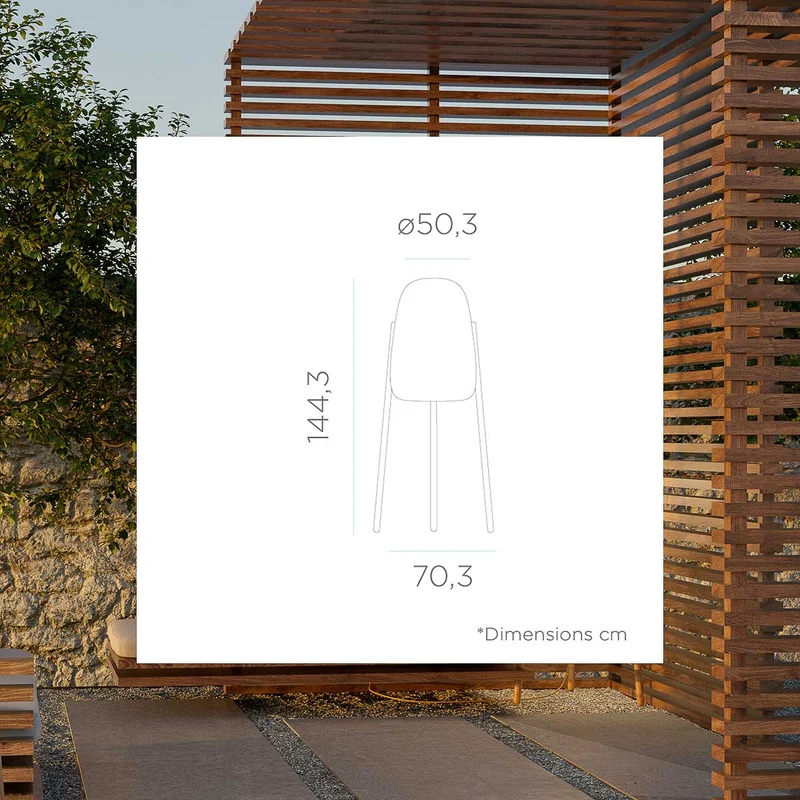 Lampada da terra Rocket 145