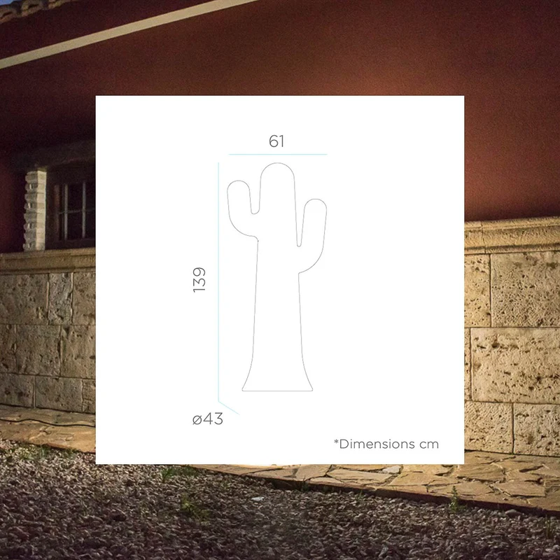 Lampada da terra Pancho 140 Bianco Traslucido