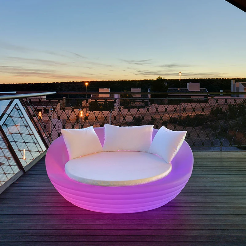 LETTO DA GIARDINO FORMENTERA CON LUCE / SENZA LUCE