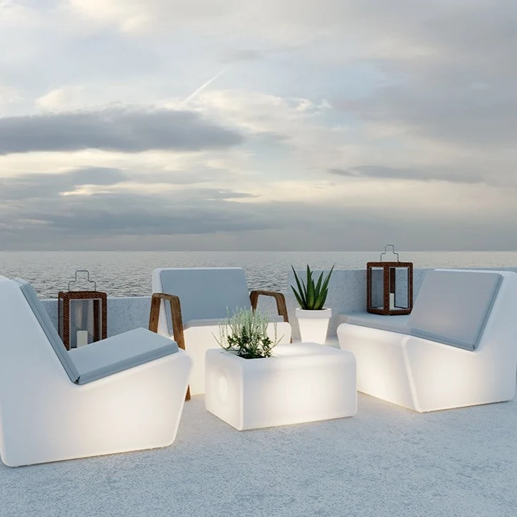 POLTRONA DA ESTERNO TARIDA SIT ARMS CON BRACCIOLI CON LUCE / SENZA LUCE